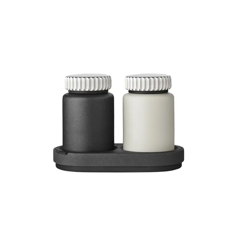 Nouveauté Accessoire de cuisine Moulins à sel et poivre VIPP 263 Gris et noirVIPP