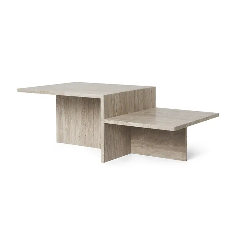 Coffee Table DISTINCT Travertine TravertineFERM LIVING Must-Have