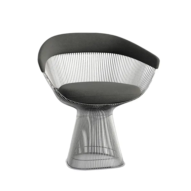 Satisfait Ou Remboursé Chaise PLATNER GraphiteKNOLL