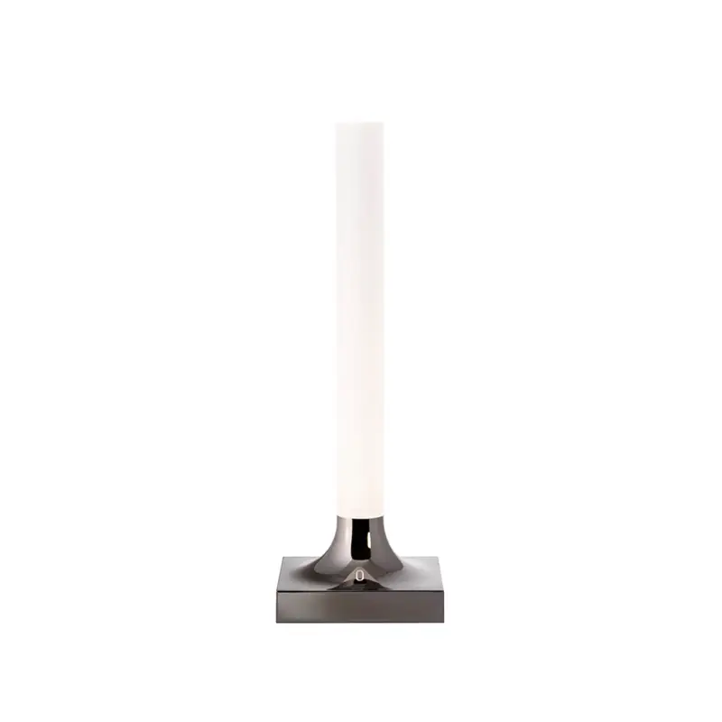 Table Lamp GOODNIGHT PORTABLE Polished titaniumKARTELL Soldes