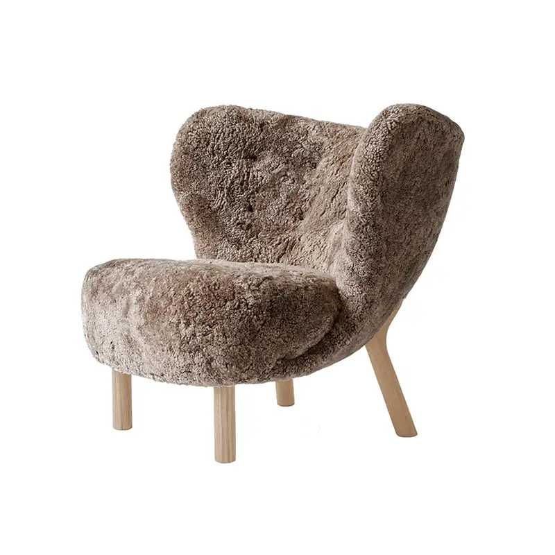 Easy chair LITTLE PETRA VB1 Sheepskin SaharaAND TRADITION Certifié