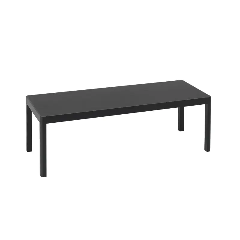 Expédition Rapide Coffee Table WORKSHOP TABLE 120x43 Lino black/ oak stained black MUUTO