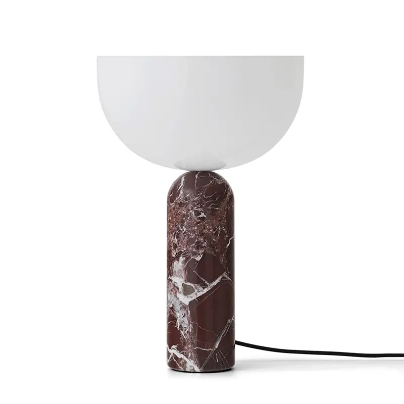 Table Lamp KIZU Large Marble Rosso LevantoNEW WORKS Affaire À Saisir