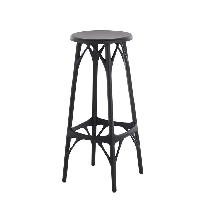 Bar Stool A.I. STOOL LIGHT H 75 BlackKARTELL Expédition Rapide