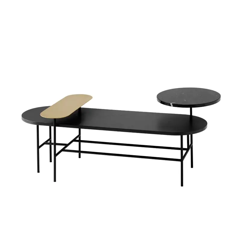Solde Coffee Table PALETTE JH7 BlackAND TRADITION