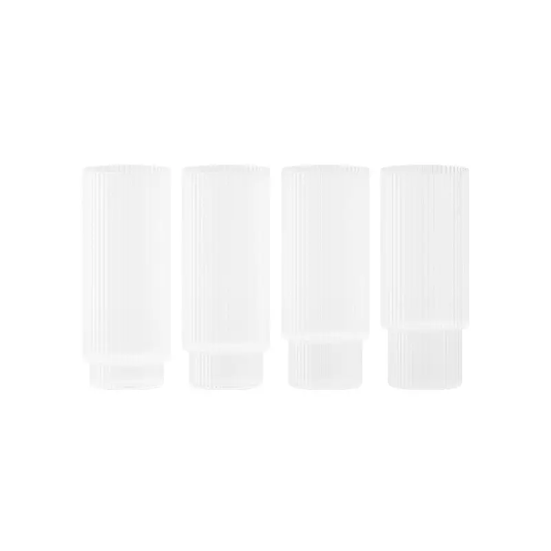 Carafe & verre Set de 4 verres long drink RIPPLE GivréFERM LIVING Dernier Modèle