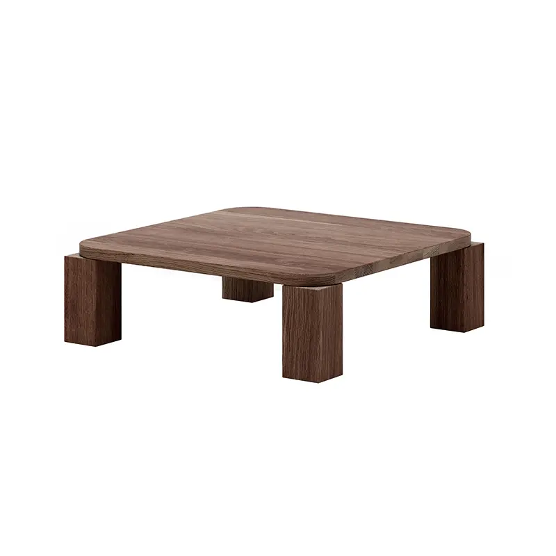 Certifié Table basse ATLAS 82×82 Chêne fuméNEW WORKS
