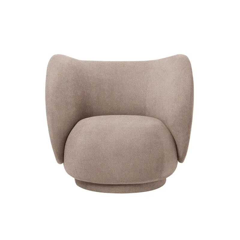 Offre Limitée Easy chair RICO Curly SandFERM LIVING
