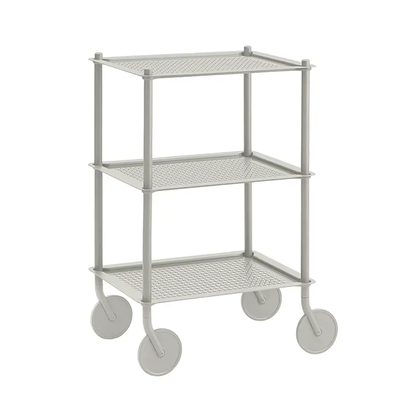 Solde Desserte FLOW TROLLEY 3 niveaux GrisMUUTO