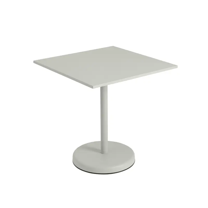 Table extérieure LINEAR STEEL CAFE 70x70 GrisMUUTO Meilleure Vente