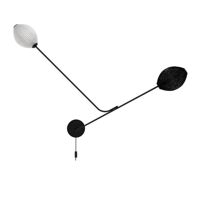 Wall light SATELLITE Black and whiteGUBI Prix Promo