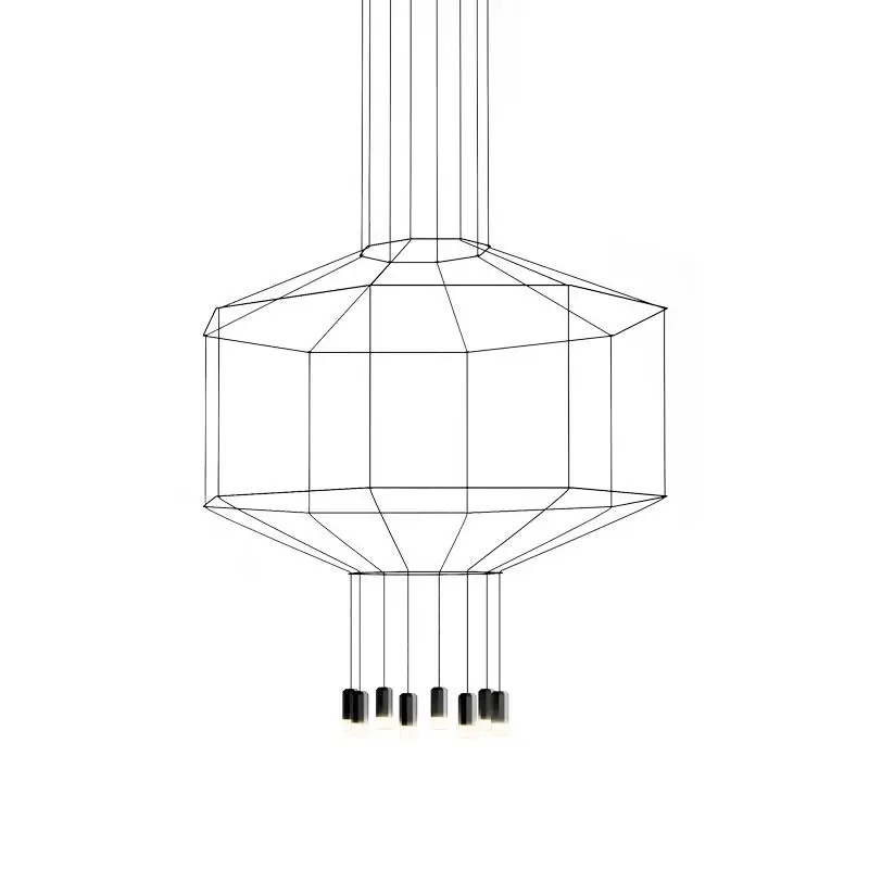 Pendant Light WIREFLOW 0300 BlackVIBIA Must-Have