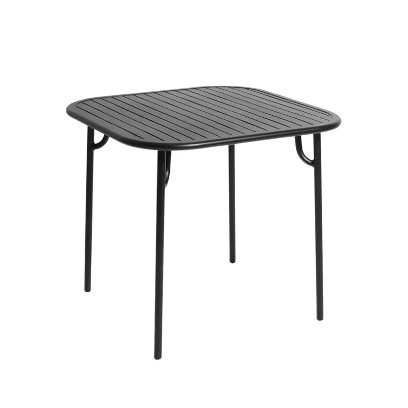 Acheter Direct Outdoor Table WEEKEND 85x85 BlackPETITE FRITURE