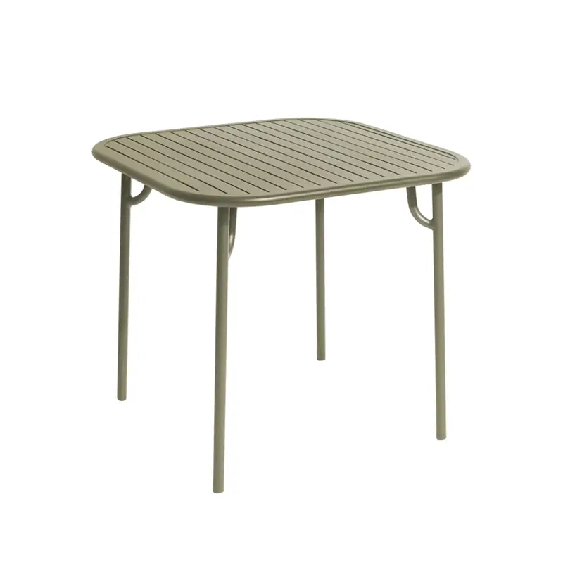 Nouveauté Outdoor Table WEEKEND 85x85 Jade greenPETITE FRITURE