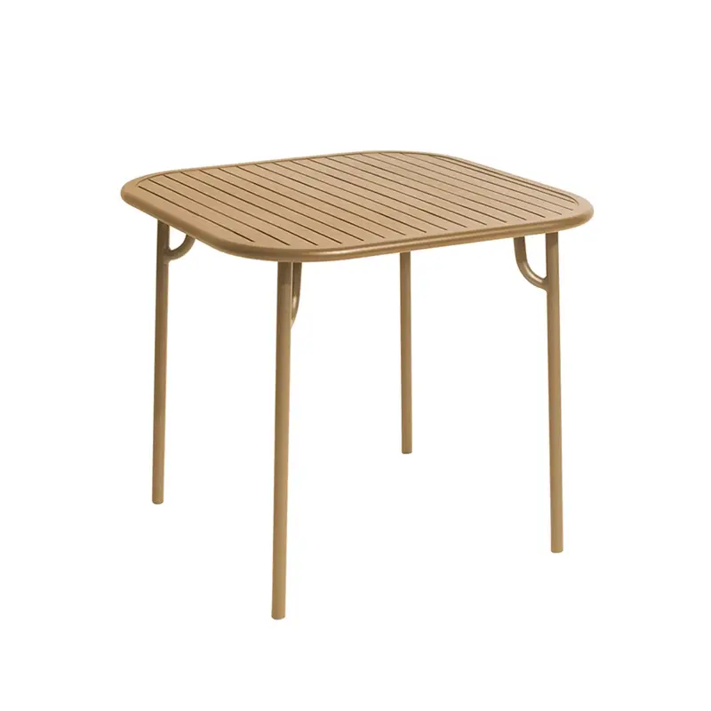 Commander Vite Outdoor Table WEEKEND 85x85 GoldPETITE FRITURE