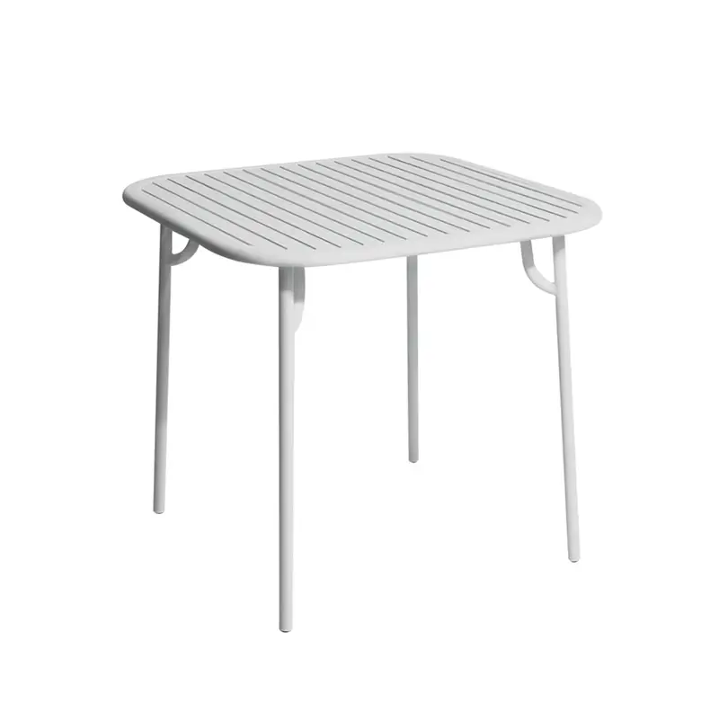 Table extérieure WEEK-END 85×85 Gris perlePETITE FRITURE Offre Exclusive