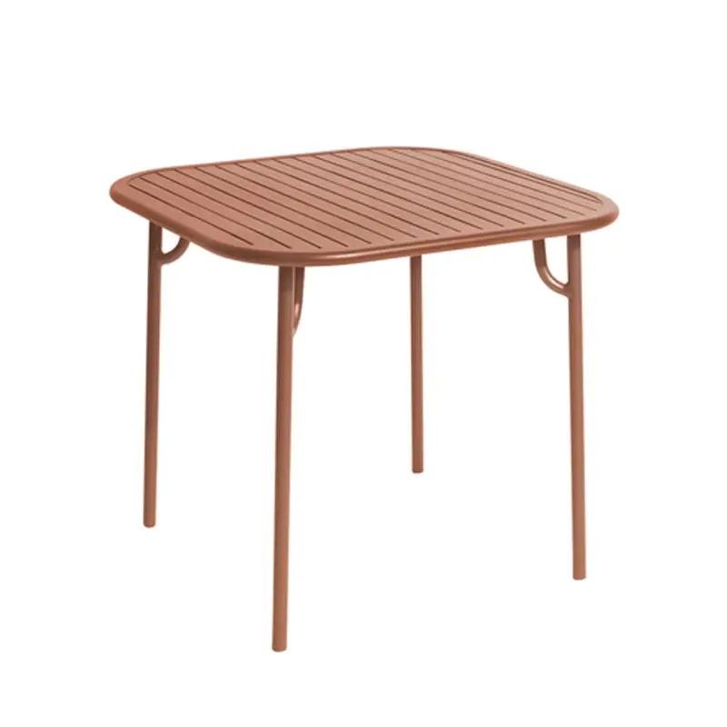 Dernière Chance Outdoor Table WEEKEND 85x85 TerracottaPETITE FRITURE
