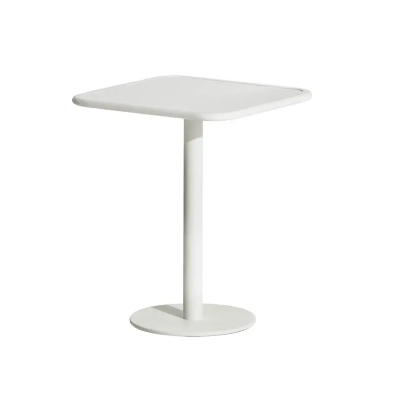 Réduction Table extérieure WEEK-END carrée BlancPETITE FRITURE