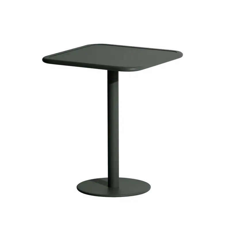 Outdoor Table WEEKEND square Bottle greenPETITE FRITURE Promotion Saisonnière