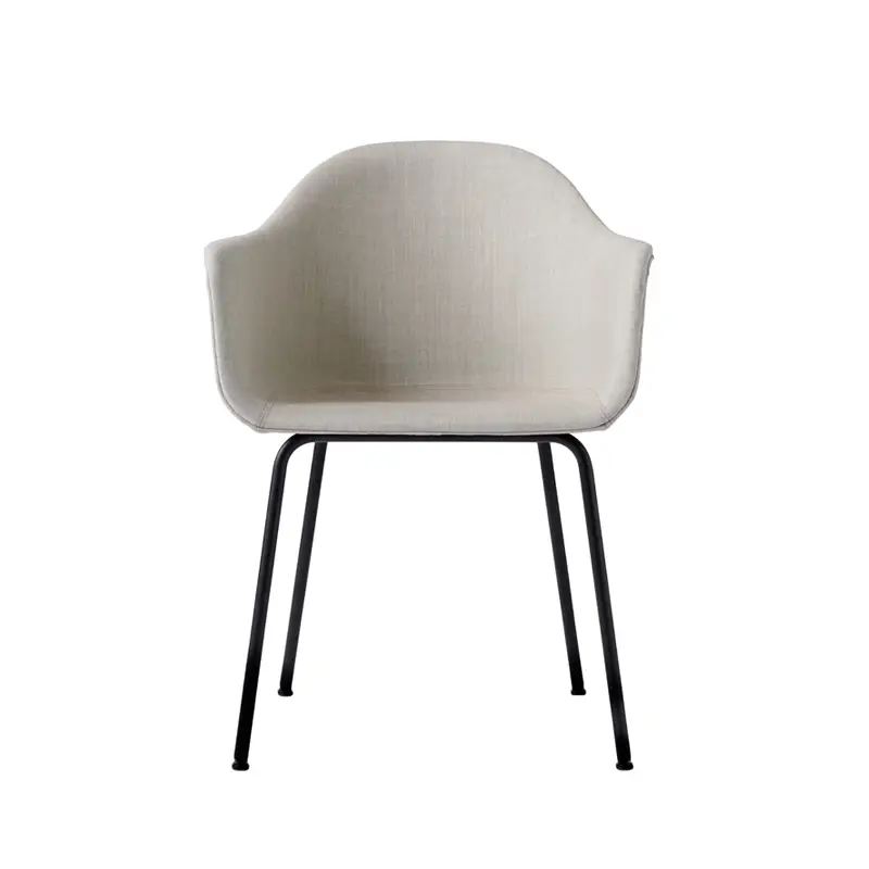 Promotion Chaise HARBOUR Coque tissu/ pieds acier Beige 233AUDO COPENHAGEN