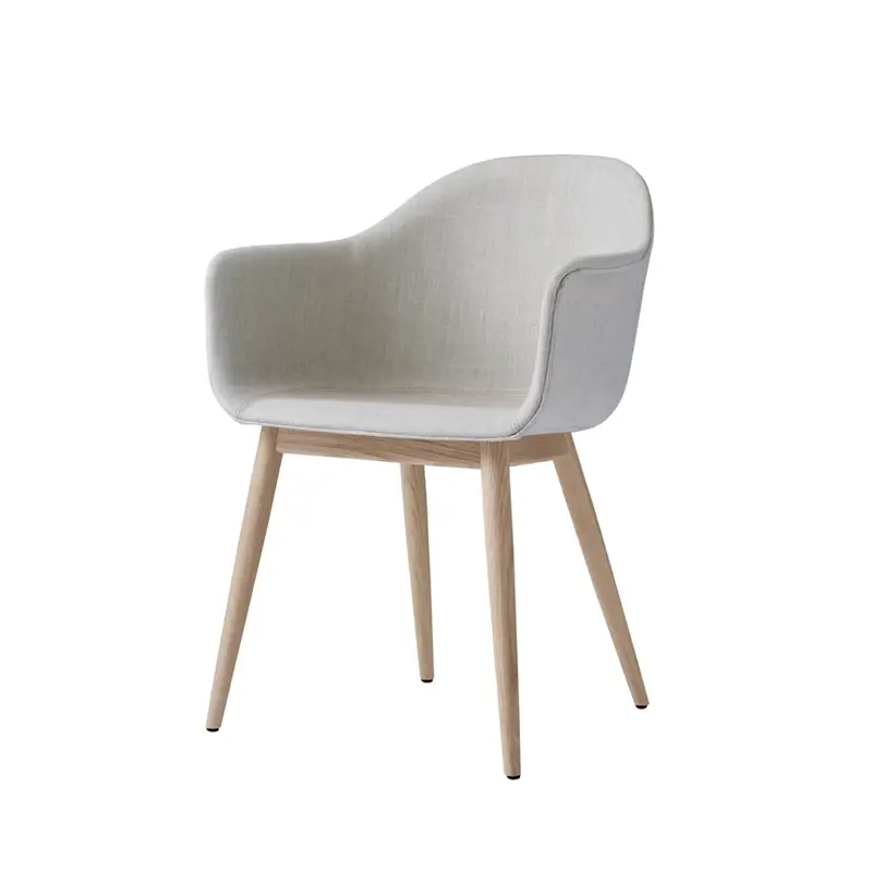 Marque Dining Chair HARBOUR Fabric hull/wooden legs Beige 233AUDO COPENHAGEN