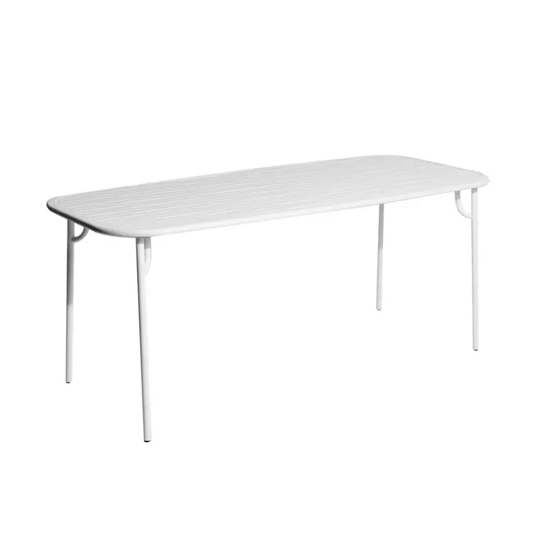 Table extérieure WEEK-END rectangulaire BlancPETITE FRITURE Prix Choc
