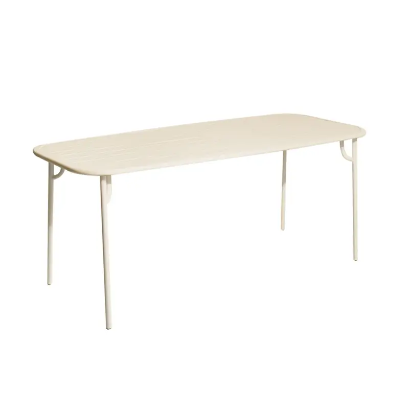 Table extérieure WEEK-END rectangulaire IvoirePETITE FRITURE Quantité Limitée