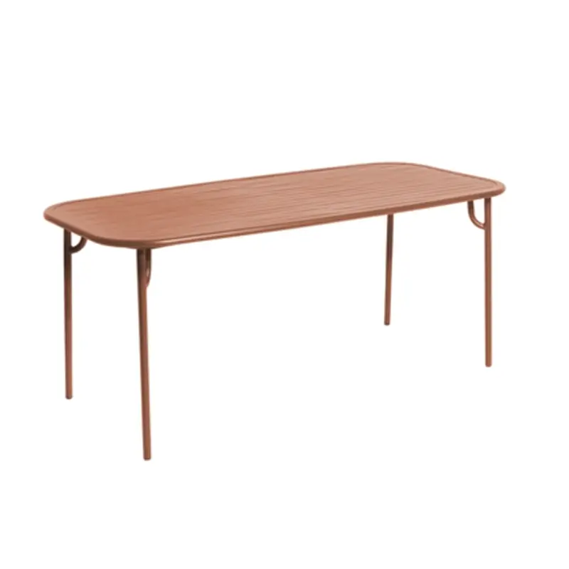 Table extérieure WEEK-END rectangulaire TerracottaPETITE FRITURE Acheter Direct