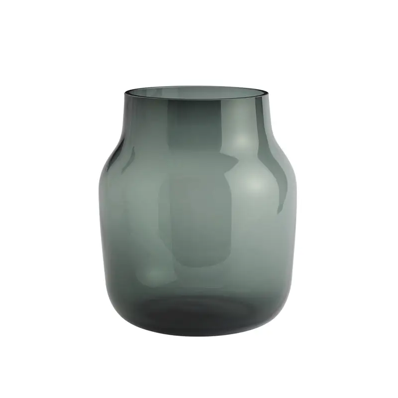 Vase Vase SILENT Ø 20 Vert foncéMUUTO Expédition Rapide