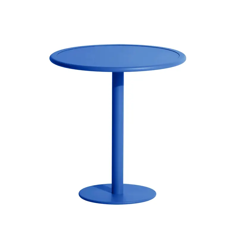 Table extérieure WEEK-END ronde BleuPETITE FRITURE Commander Maintenant