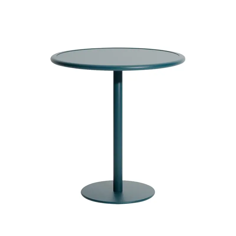 Petit Prix Table extérieure WEEK-END ronde Bleu océanPETITE FRITURE