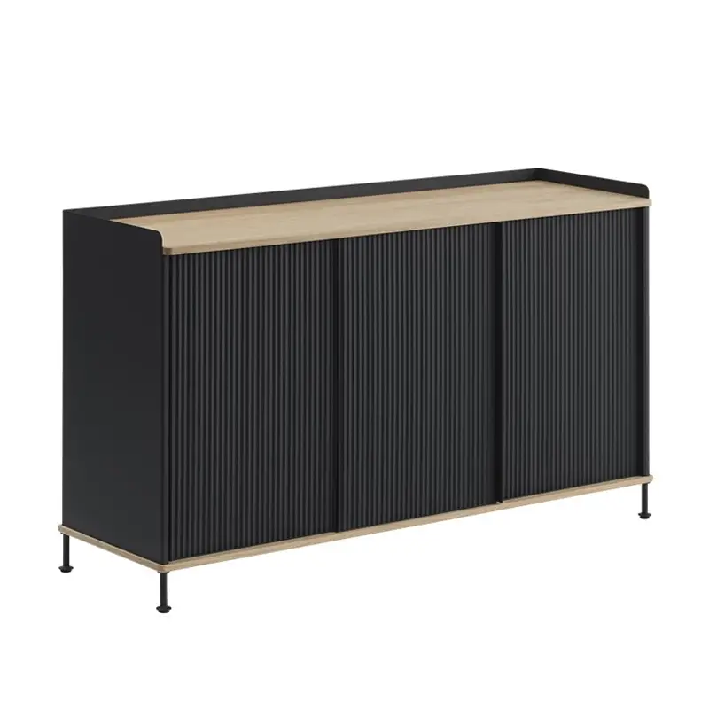 Meuble de rangement ENFOLD Buffet L 148 Chêne/ noirMUUTO Promotion Saisonnière