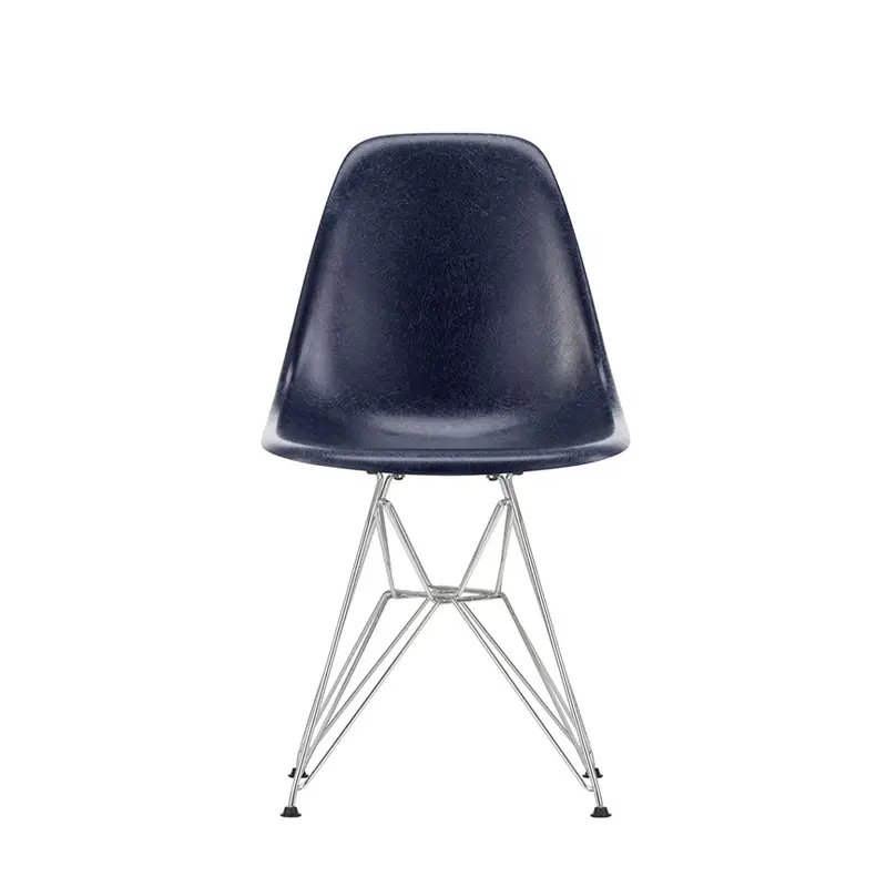 Dining Chair EAMES FIBERGLASS CHAIR DSR Navy Blue EamesVITRA Super Prix