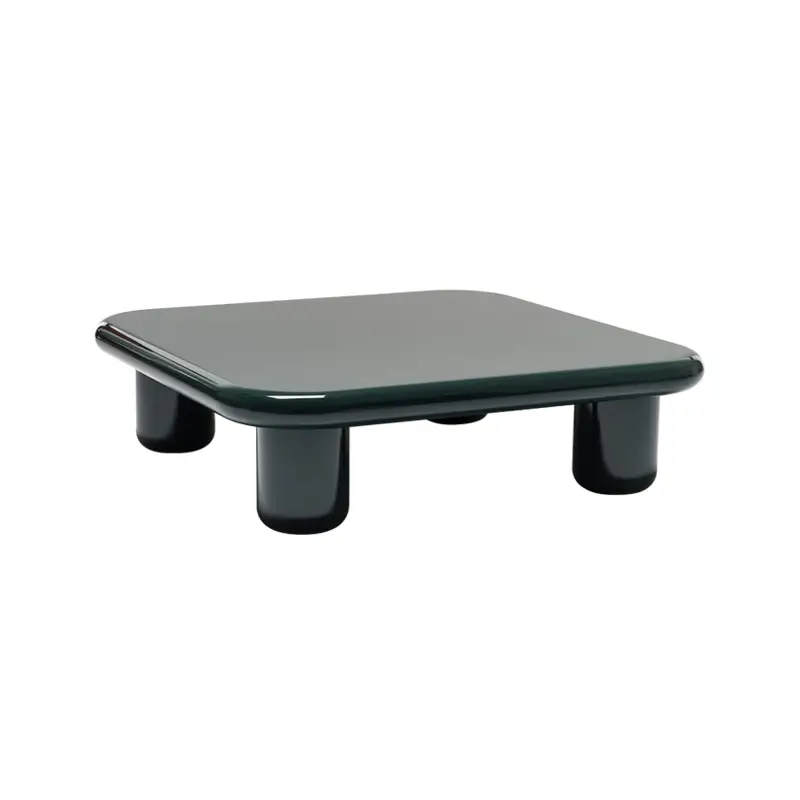 Must-Have Table basse BILBAO 120x120 Vert noir laqué brillantMOGG