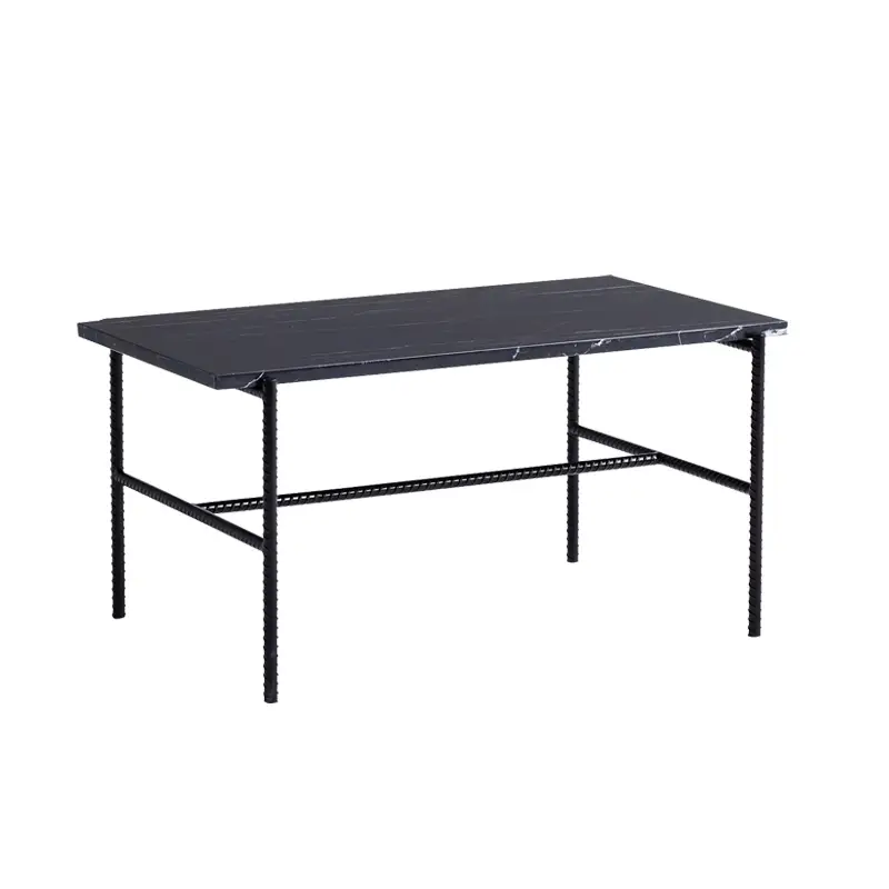 Coffee Table REBAR 80x49 Black/black marbleHAY Meilleur Prix