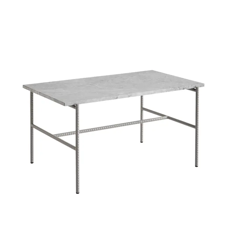 Achetez Aujourd&rsquo;hui Coffee Table REBAR 80×49 Grey/ grey marbleHAY