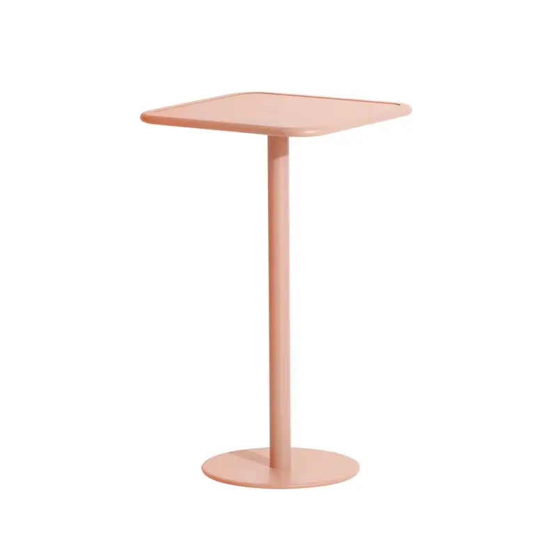 Solde Outdoor Table WEEKEND square table stand PinkPETITE FRITURE