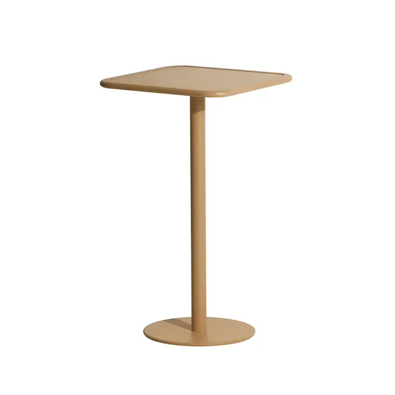 Promotion Saisonnière Table extérieure Mange-debout WEEK-END carré OrPETITE FRITURE