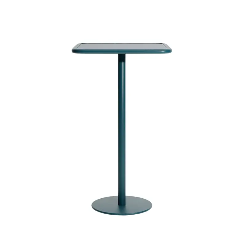Remise Outdoor Table WEEKEND square bar table Ocean bluePETITE FRITURE