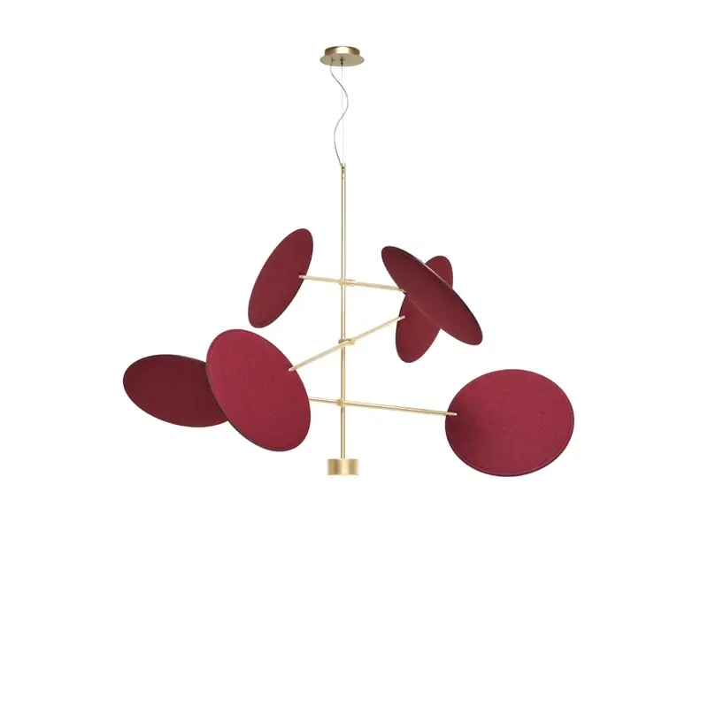Soldes Suspension DIVA Small Violet/ laitonMOGG