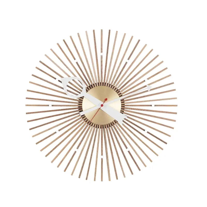 Top Vente Clock POPSICLE CLOCK WalnutVITRA