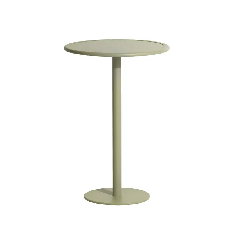 Produit De Marque Outdoor Table Round WEEKEND bar table Jade greenPETITE FRITURE