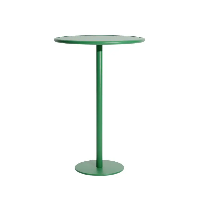 Commander Maintenant Outdoor Table Round WEEKEND bar table Mint greenPETITE FRITURE
