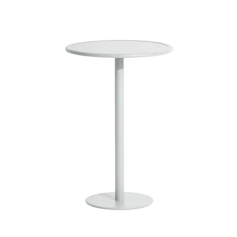 Dernier Modèle Outdoor Table Round WEEK-END table stand Pearl greyPETITE FRITURE