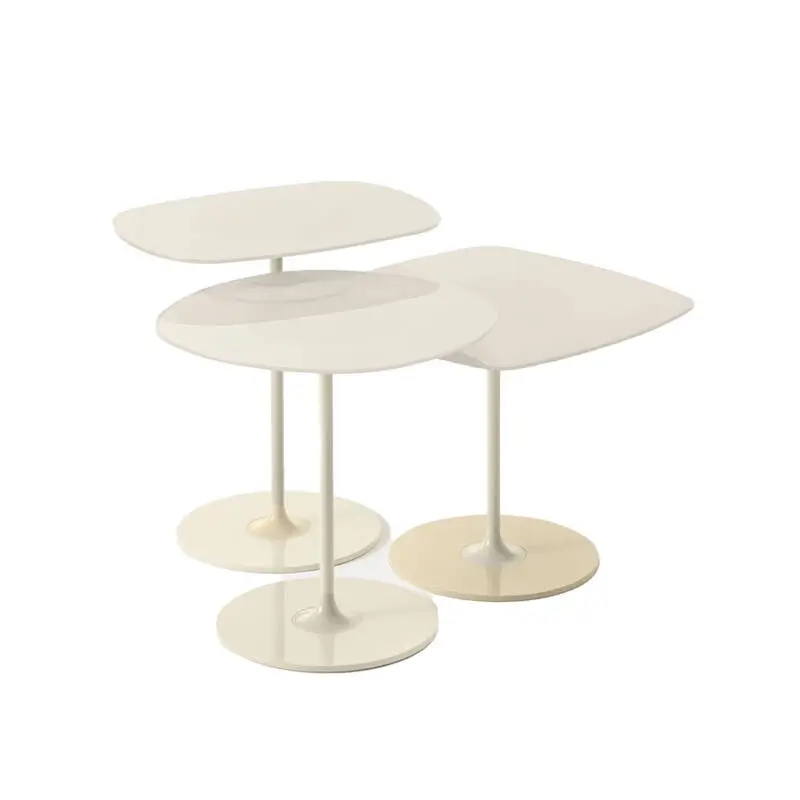 Prix Choc Side Table THIERRY Set of 3 WhiteKARTELL