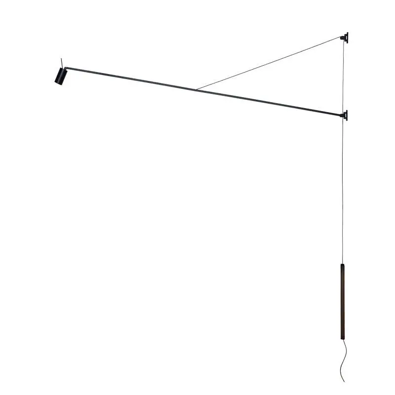 Pas Cher Applique SWAN PLUS Noir matNEMO LIGHTING