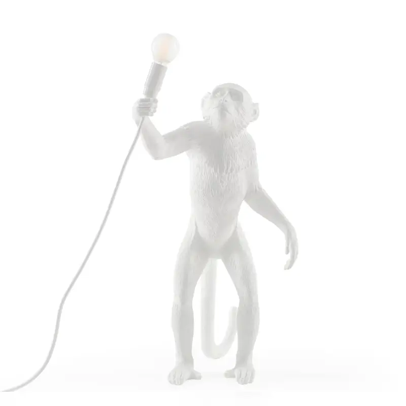 Lampe à poser MONKEY Standing BlancSELETTI Offre Du Jour