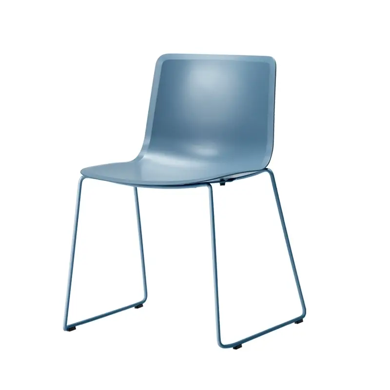 Offre Spéciale Chaise PATO pieds luge Bleu stormFREDERICIA