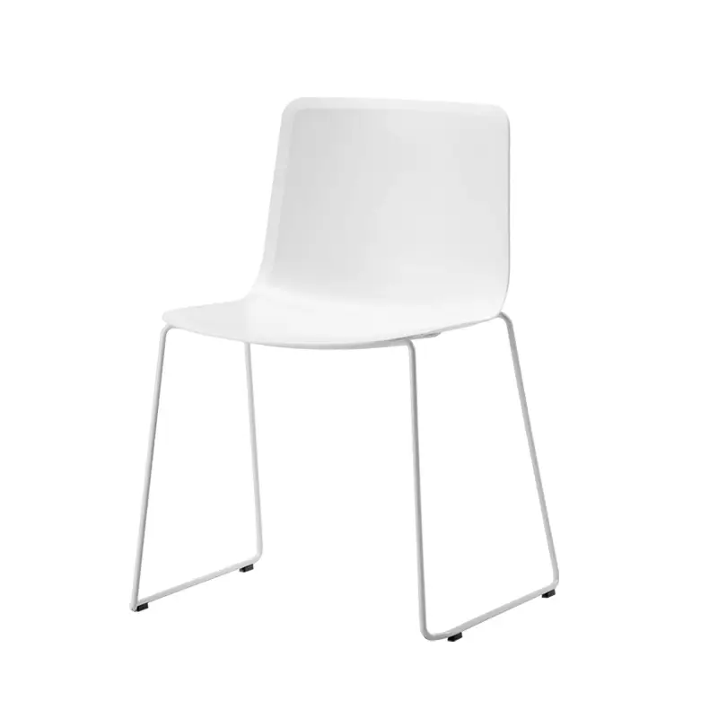 Meilleure Vente Chaise PATO pieds luge BlancFREDERICIA