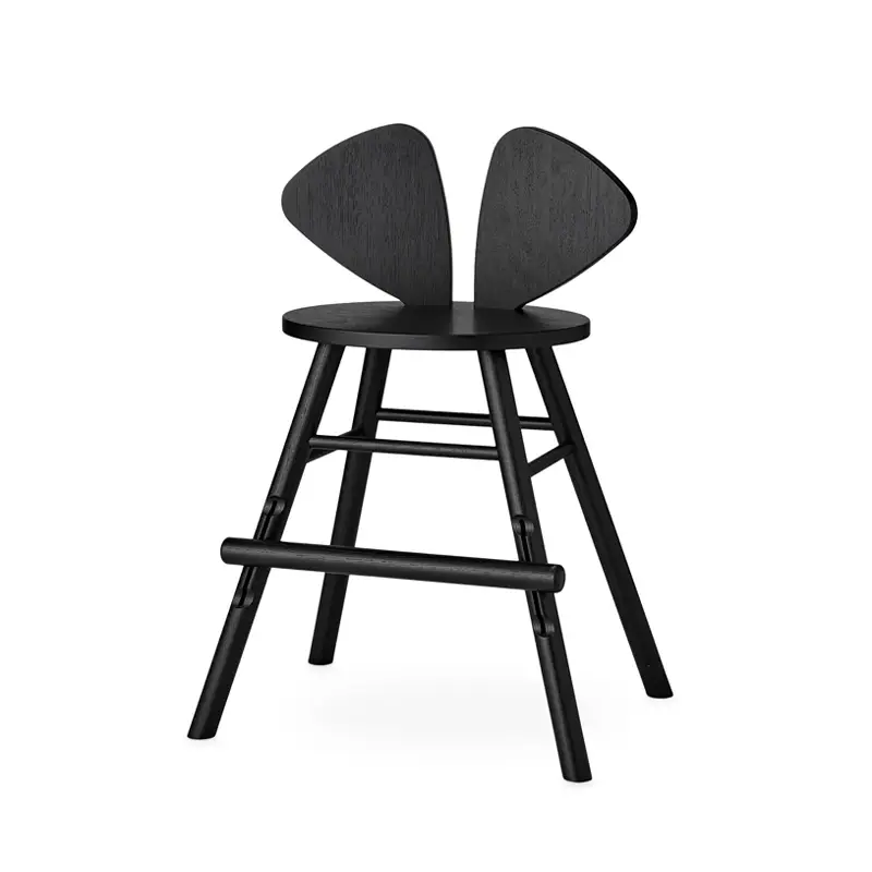 Promotion Saisonnière Seat MOUSE JUNIOR High Chair 3 to 9 years BlackNOFRED